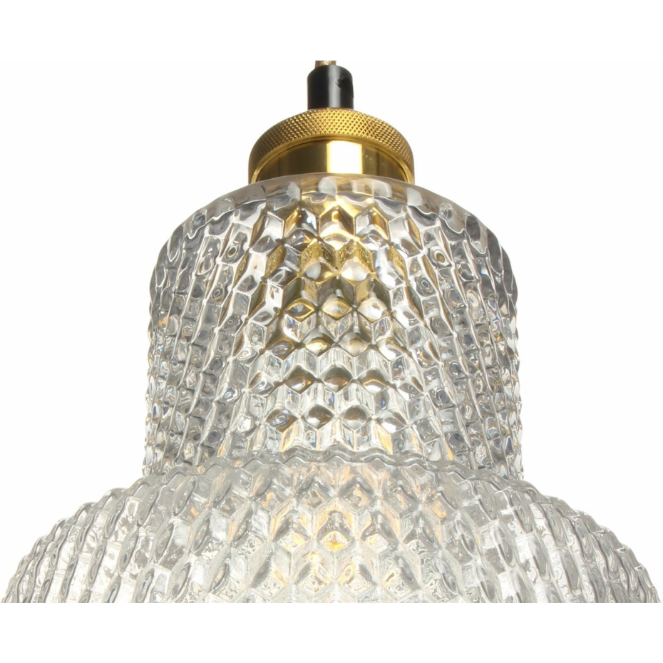 Suspension en verre transparent Mona 125