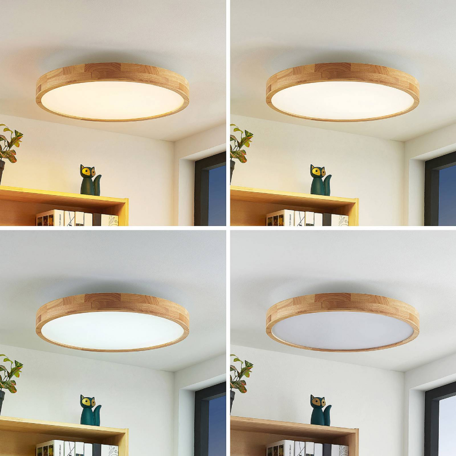 Plafonnier en bois moderneLED, Lanira