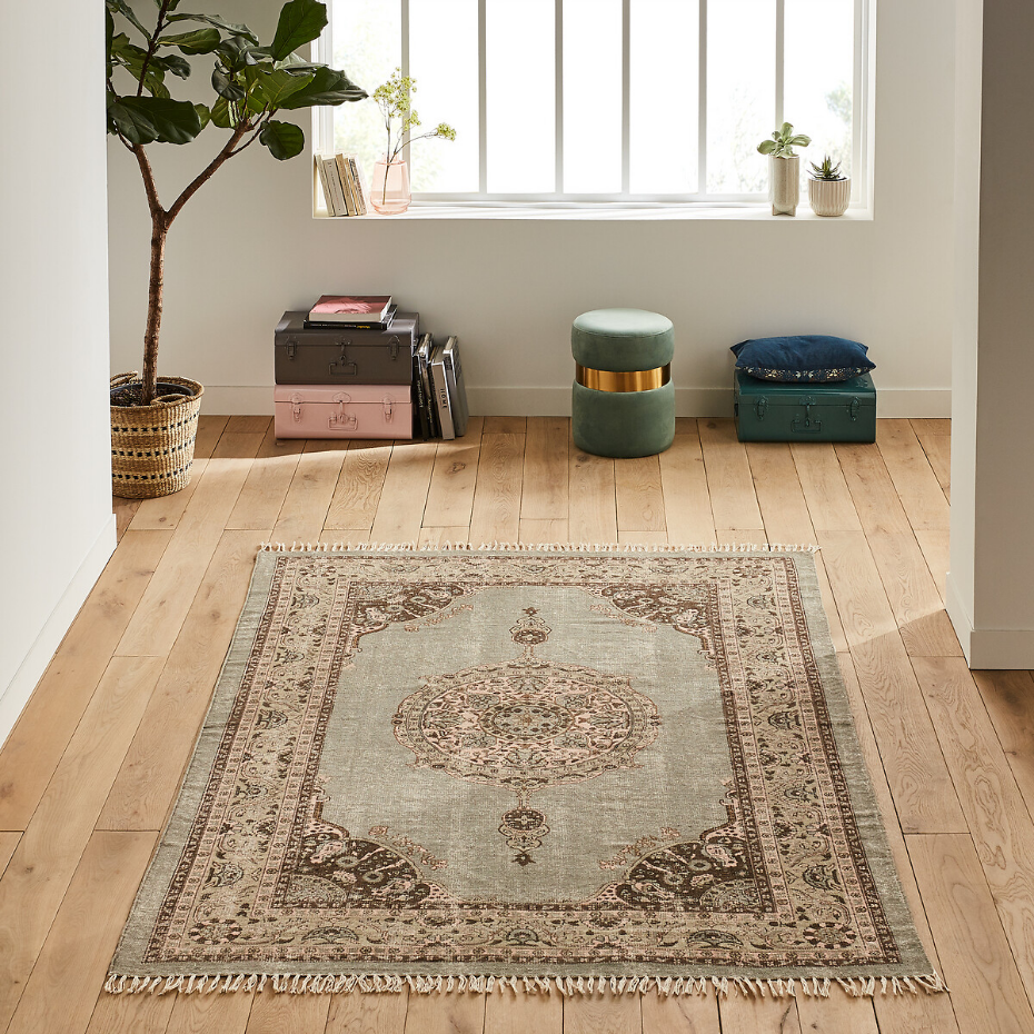 Tapis vintage en coton, Hania
