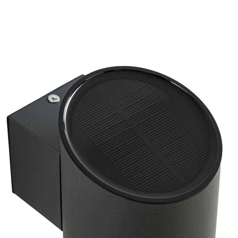 Lampe solaire extérieure en inox moderneLED