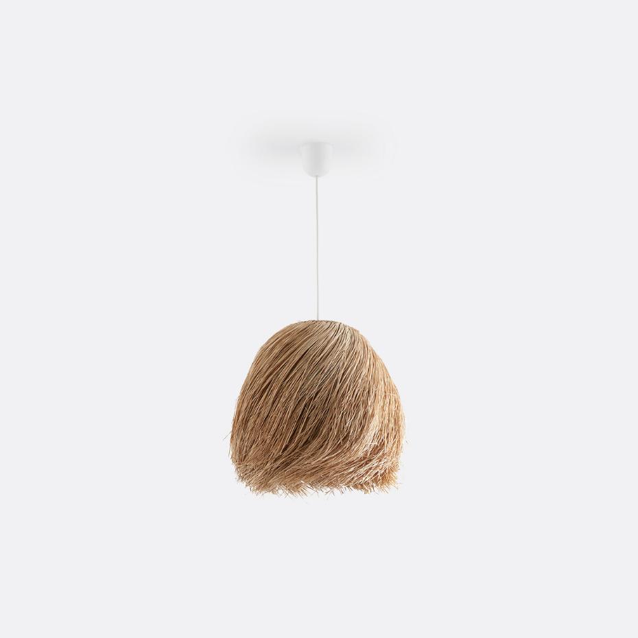 Suspension en fibres de panama Ø30 cm, Samaï