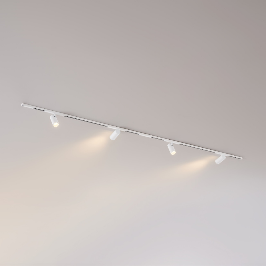 Kit 2 rails + 4 spots LED orientables - LYNE