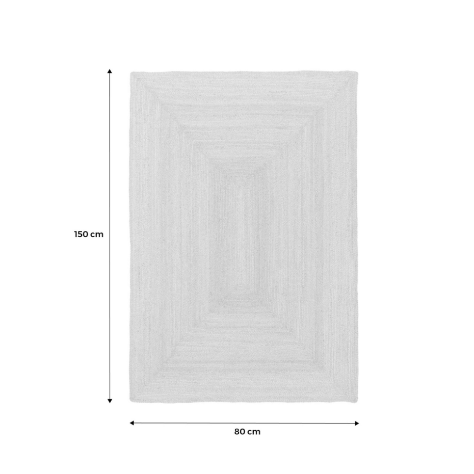Tapis intérieur jute naturel PADMA