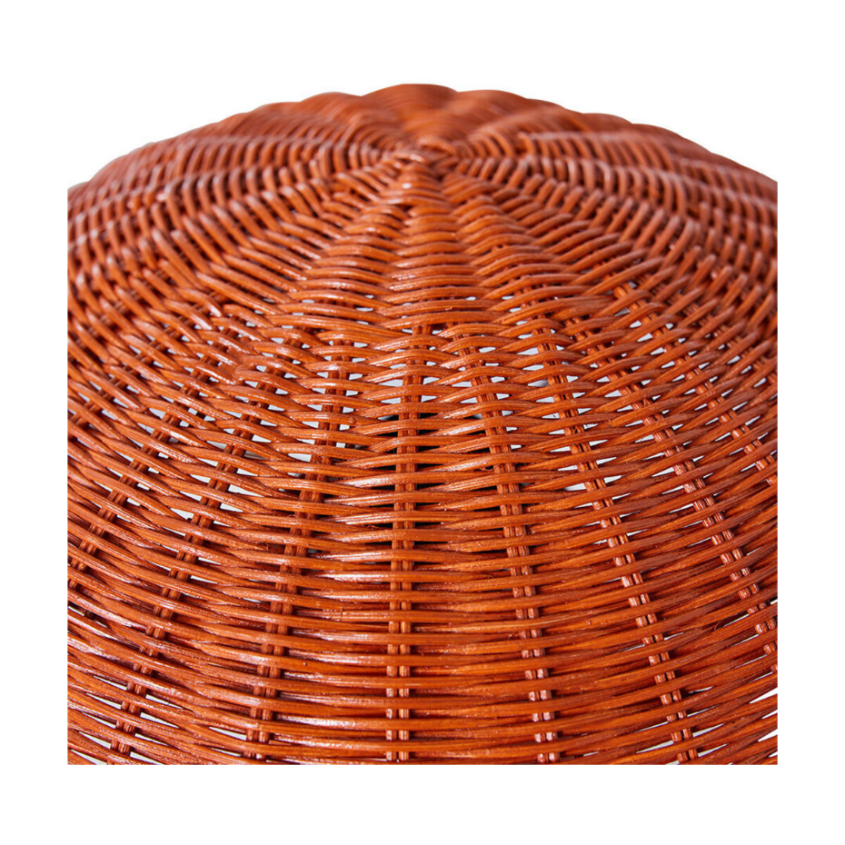 Lampe de table champignon rotin