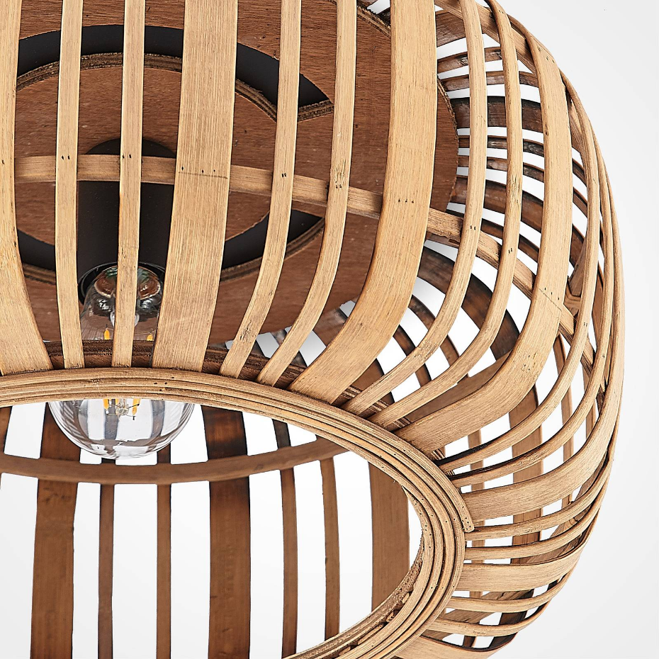Plafonnier en bois traditionnel, Canyana