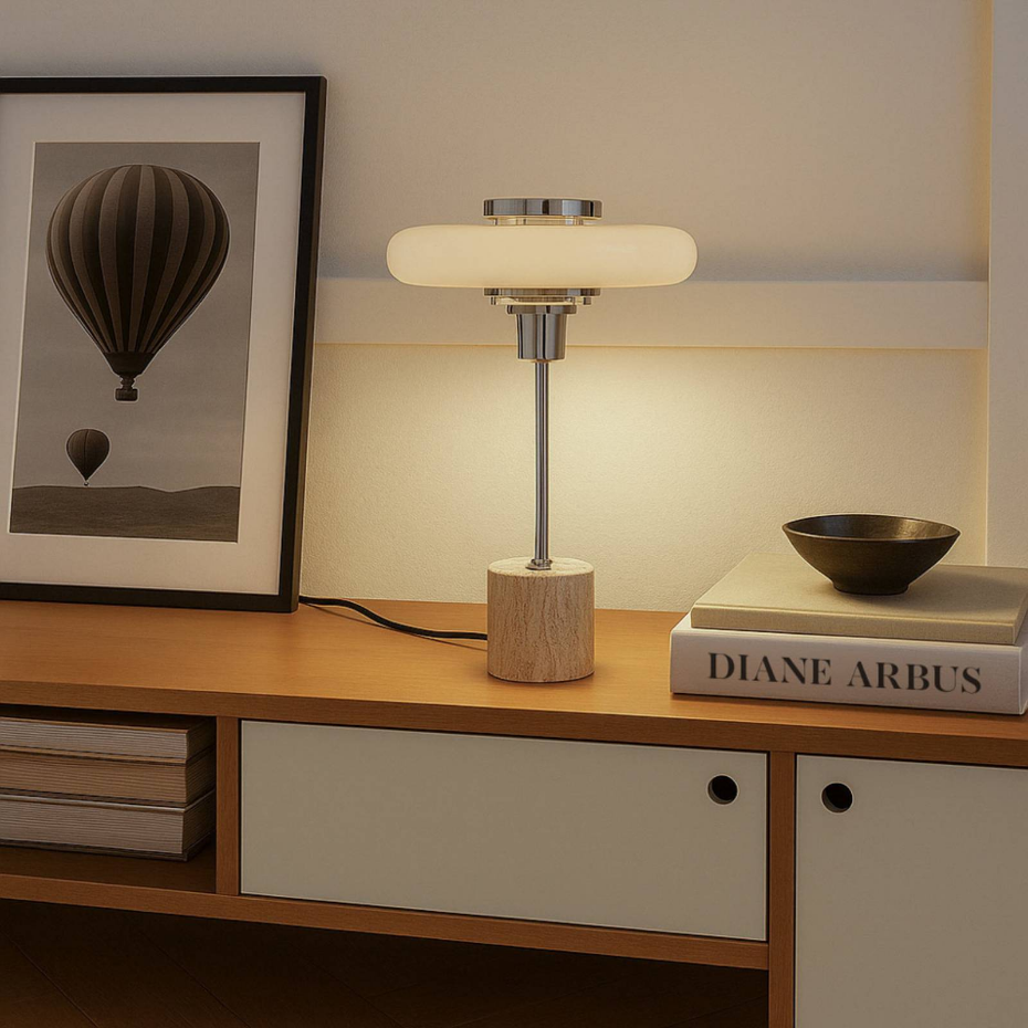 Lampe à poser en métal vintage, Branford