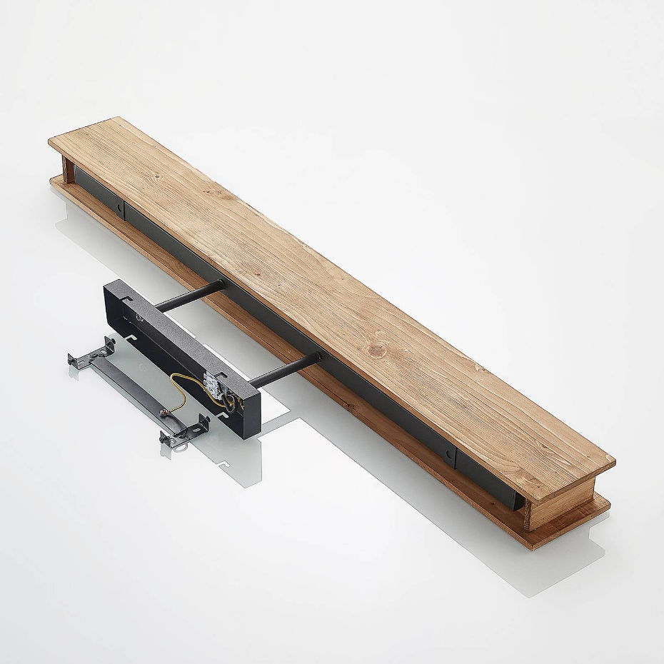 Plafonnier en bois scandinave, Malwin
