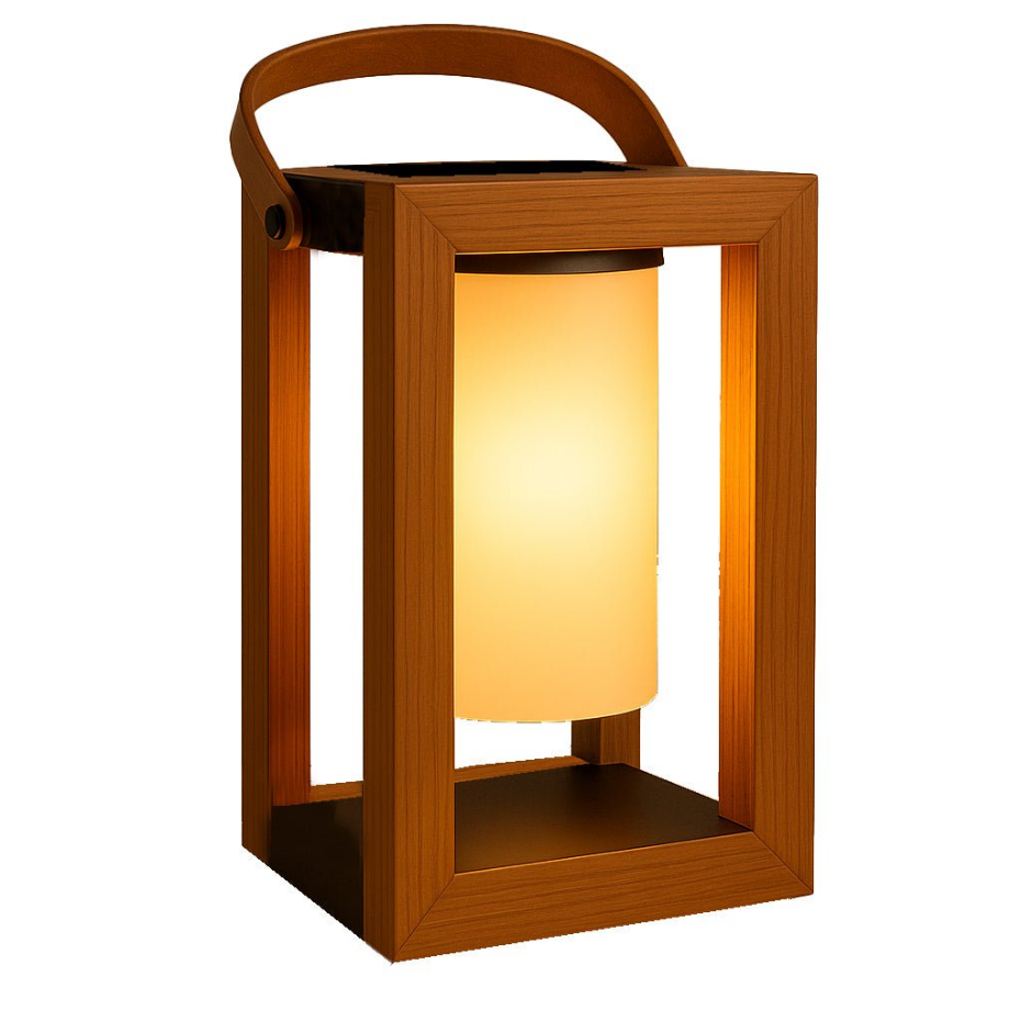 Lanterne solaire et rechargeable SERAPHINA H32cm