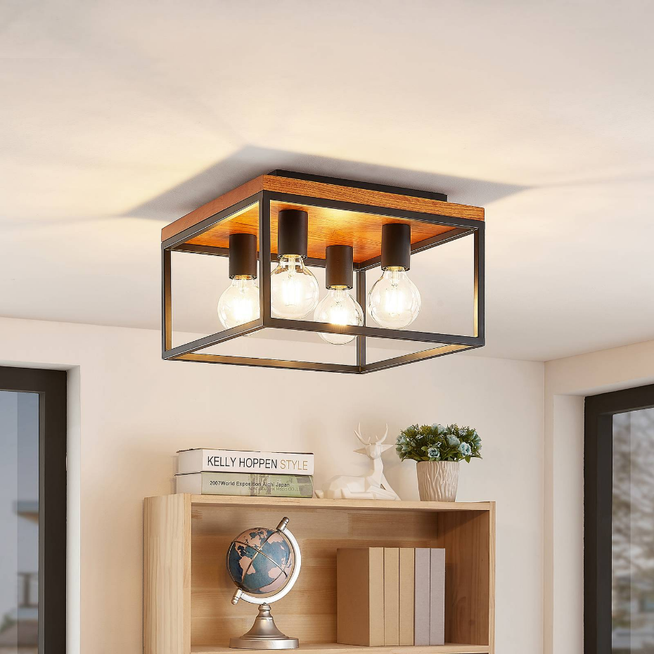 Plafonnier en bois moderne, Miravi