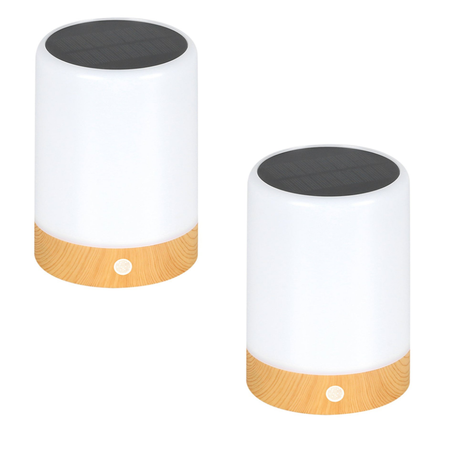 2 Lampe de table solaire DUOLIGHT H13CM