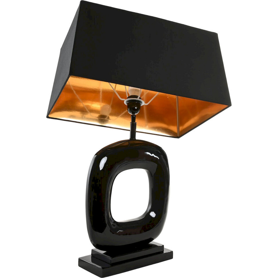 Lampe de chevet rectangulaire en acier Item Home India Lamps 1c25