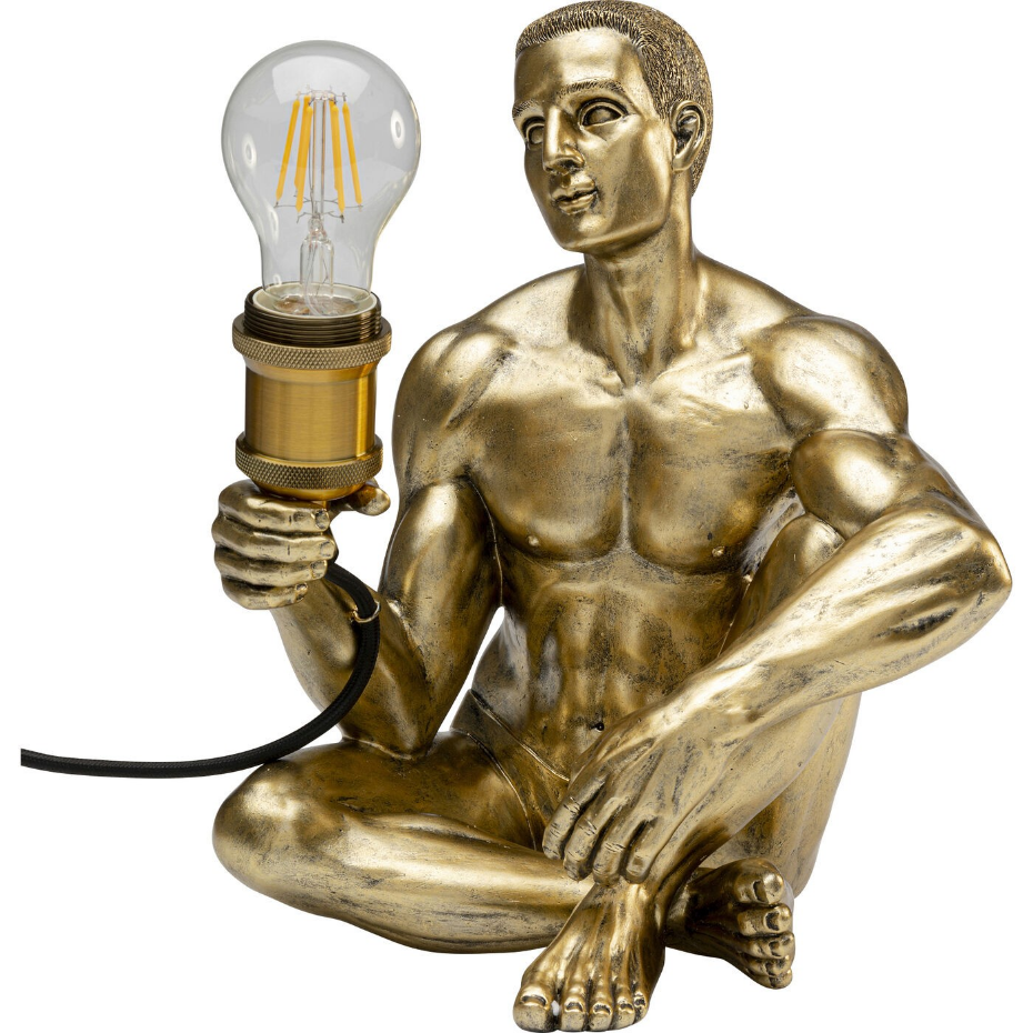 Lampe homme assis