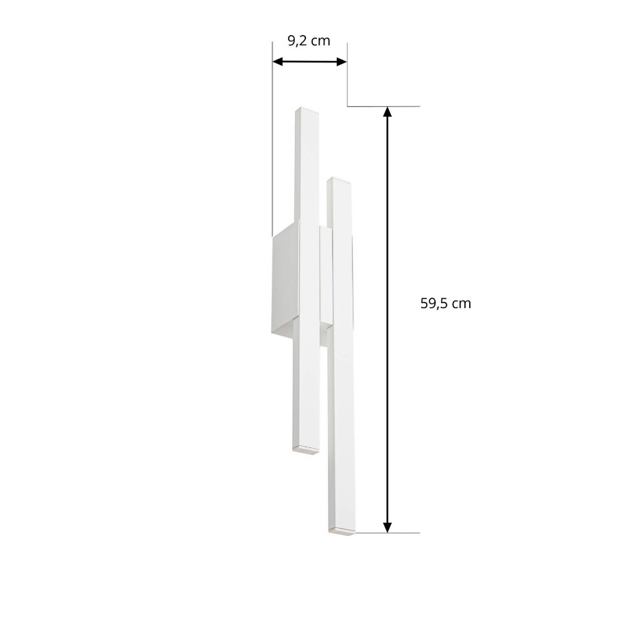 Applique extérieure en aluminium moderneLED