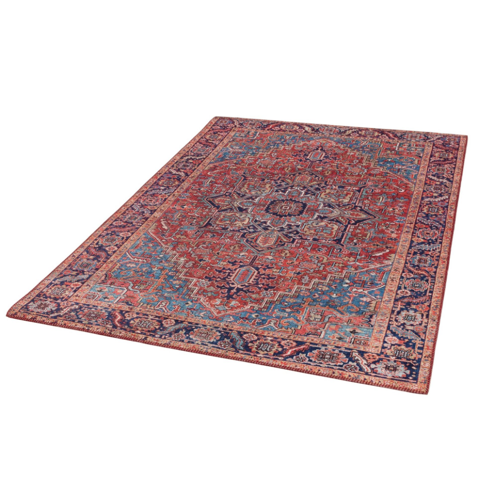Tapis effet velours tissé plat ANTIKA