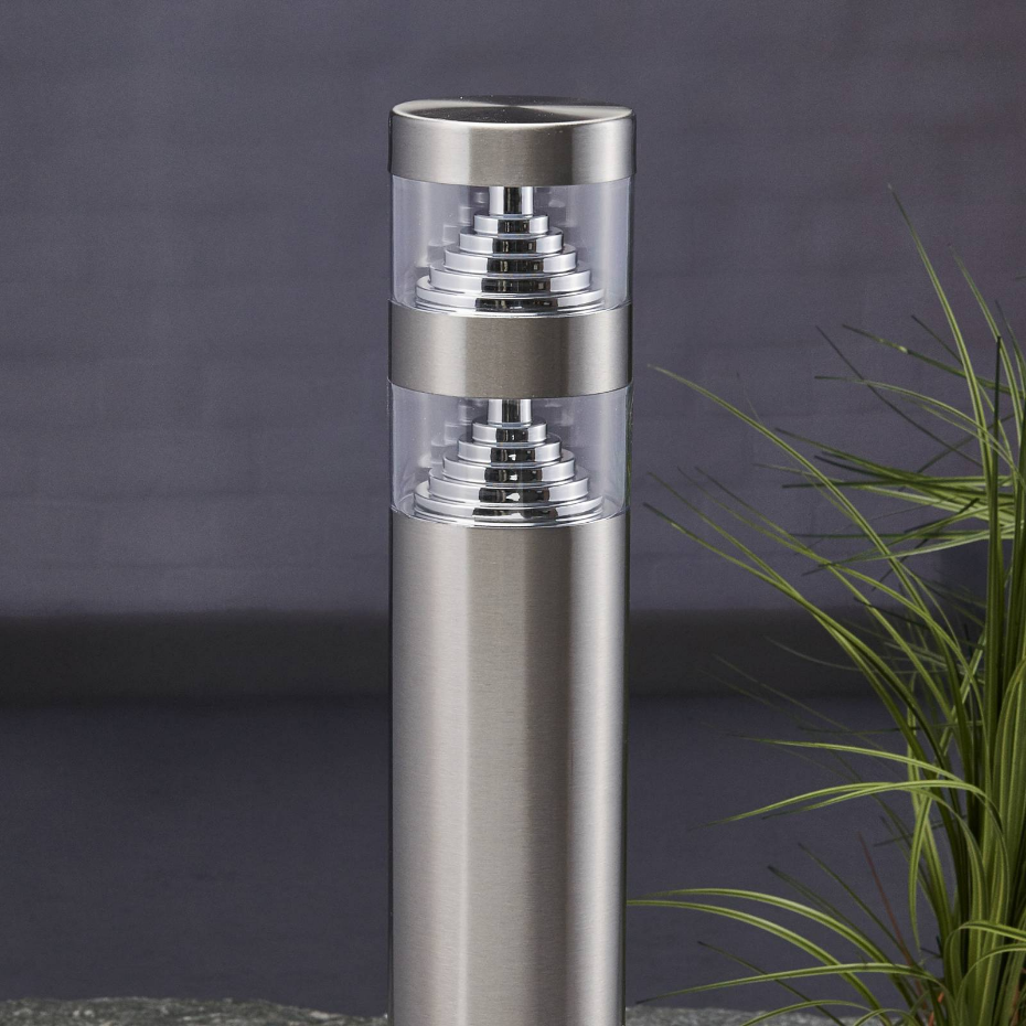 Luminaire extérieur en inox moderneLED