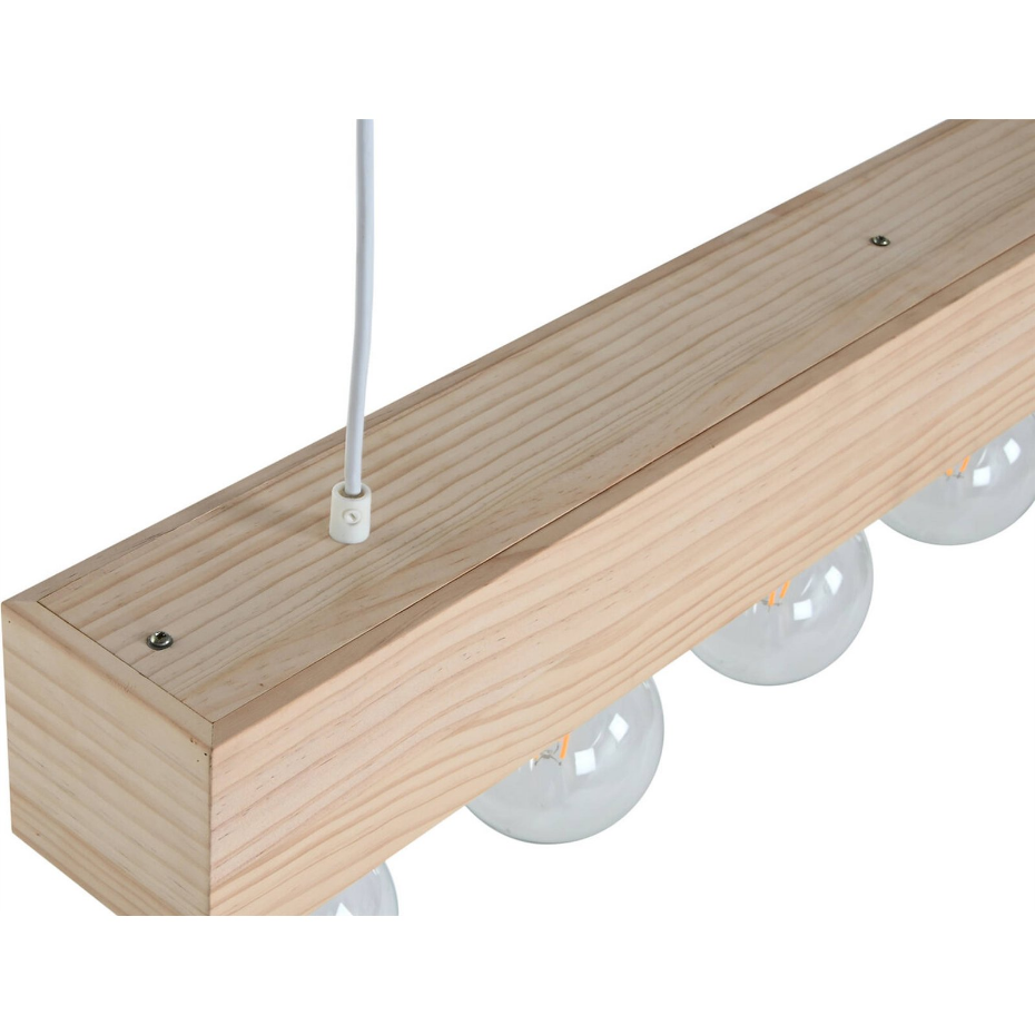 Suspension rectangulaire en bois Urban