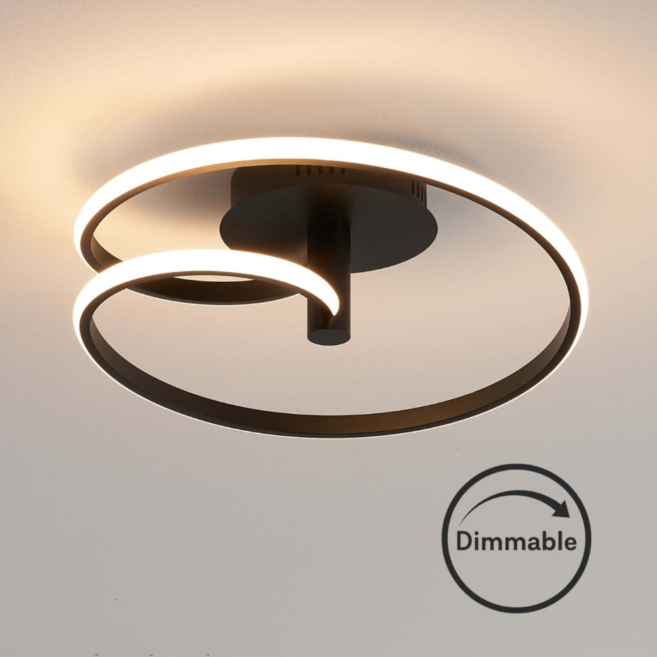 Plafonnier moderne avec cercles LED - KEANE