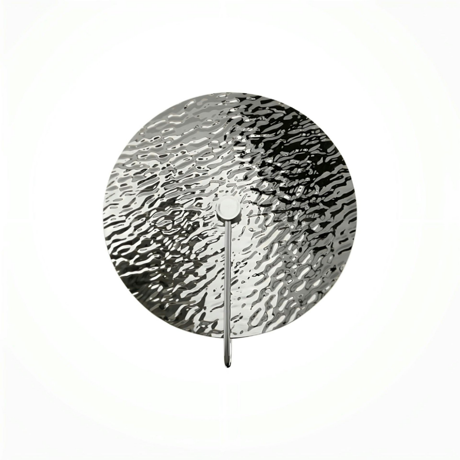 Applique ronde en verre à vagues CALERA