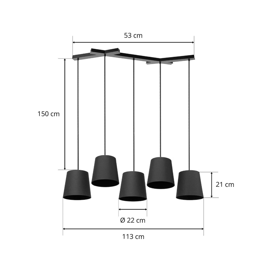 Suspension en textile moderne, Thamila