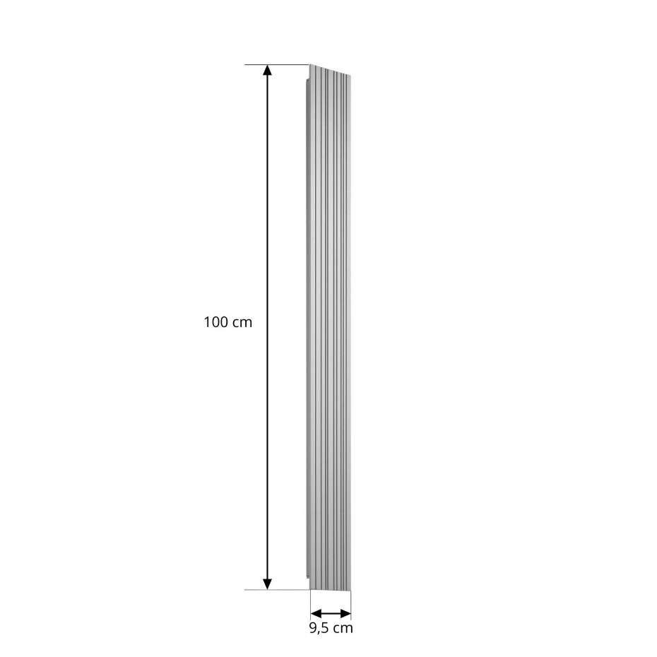 Applique extérieure en aluminium moderneLED