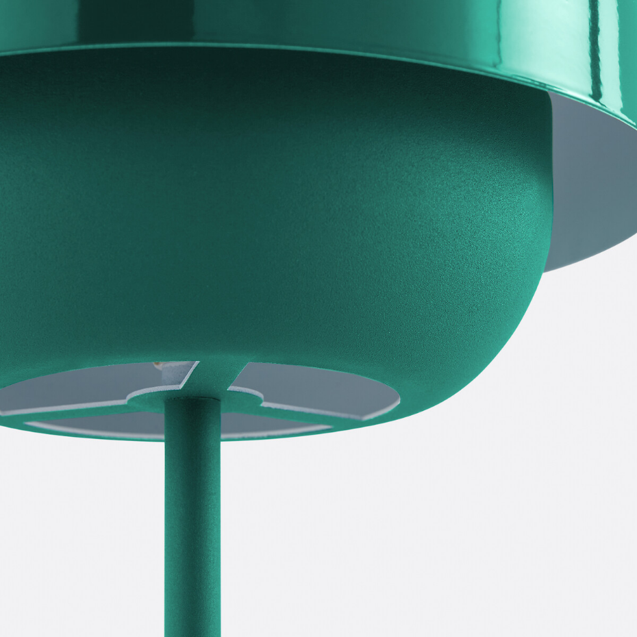Lampe en métal fer coloré, Kinoko