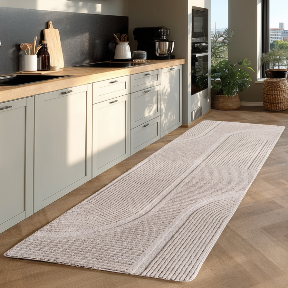 Tapis relief demi arc LENNY