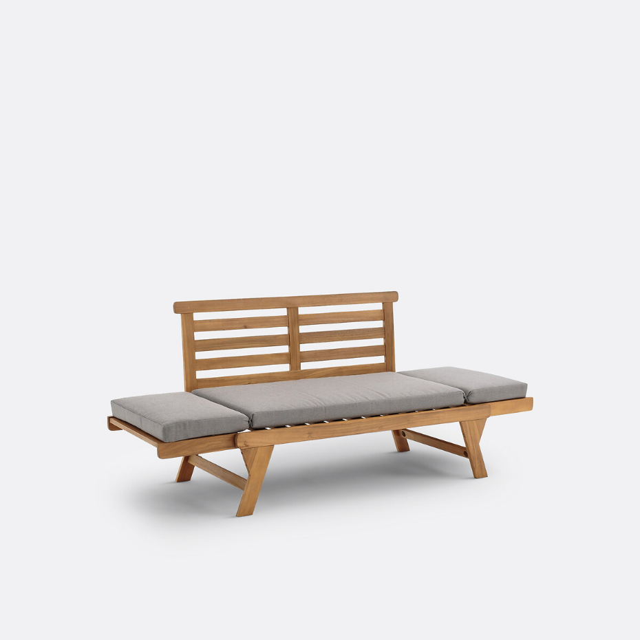 Canapé de jardin modulable Celena