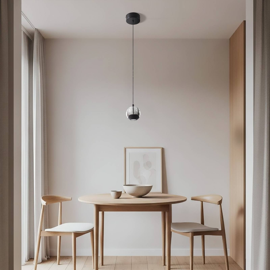 Suspension en verre moderneLED, Hayley