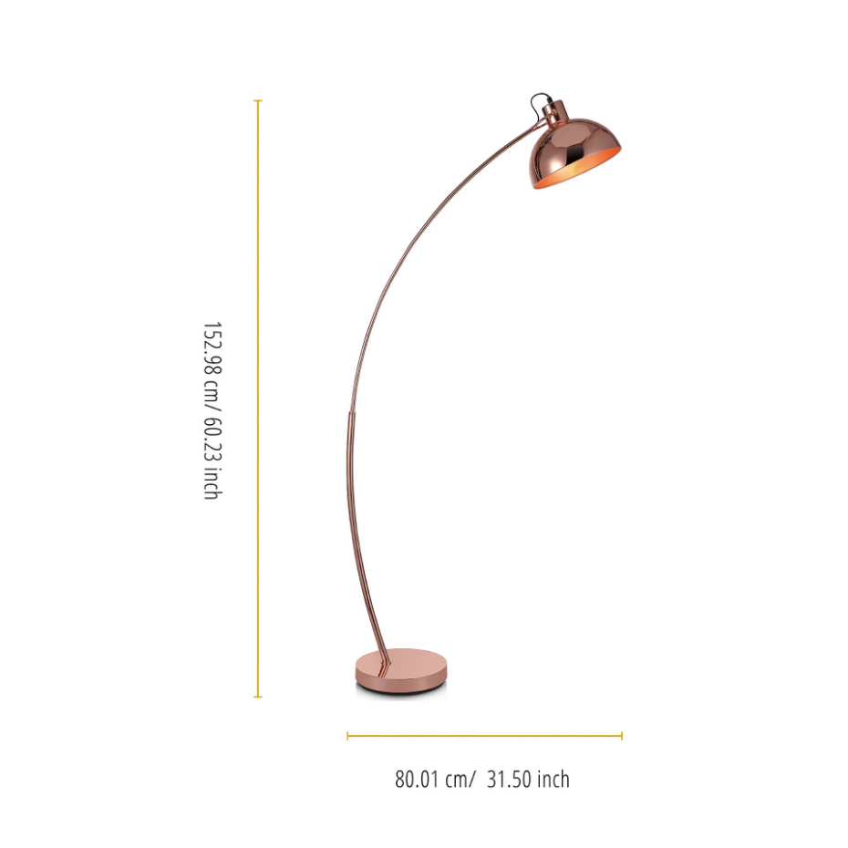 Lampadaire Intérieur Arc Métal ARCO