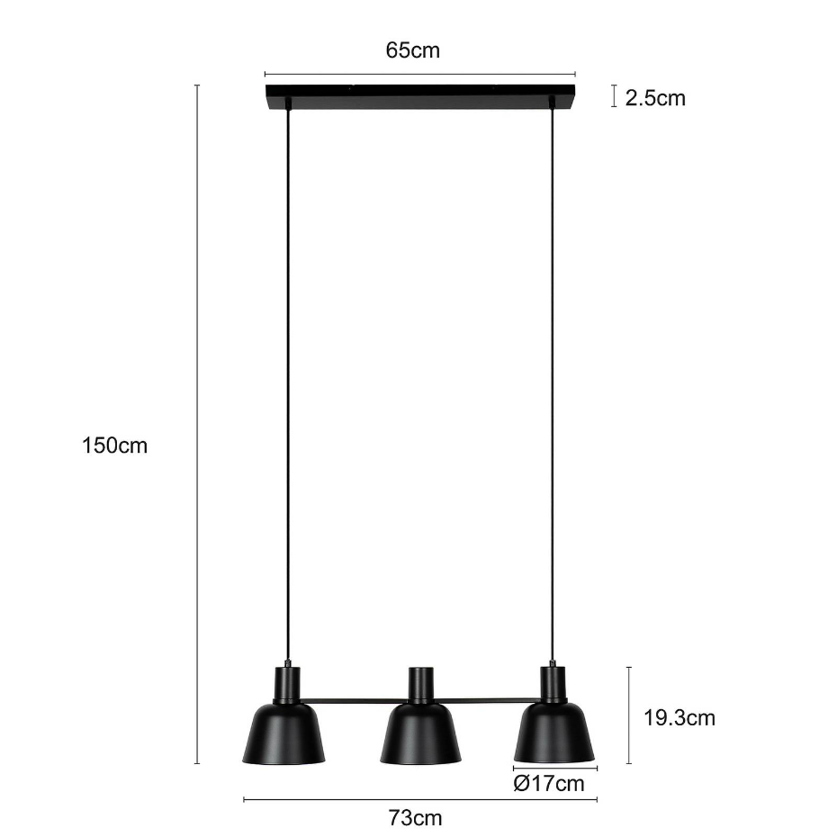 Suspension en métal design, Servan