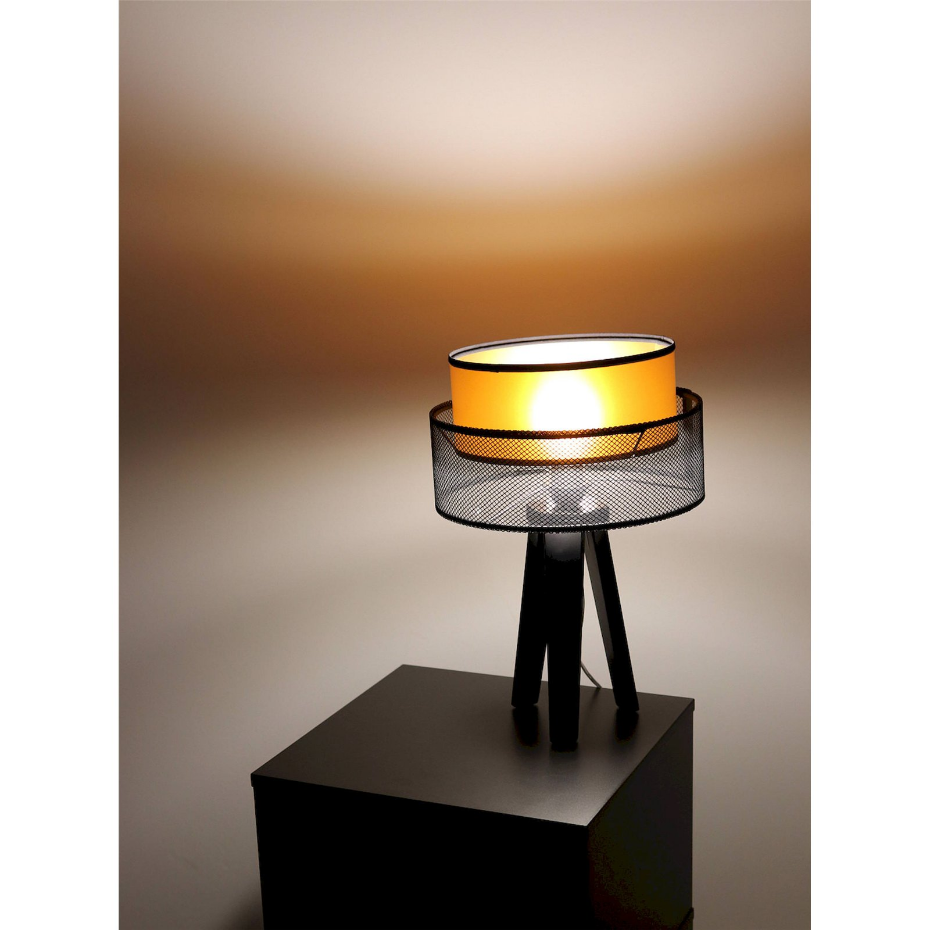 Lampe à poser ronde en PVC Duo ellegant