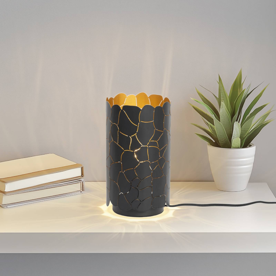 Lampe à poser en métal moderne, Aralena