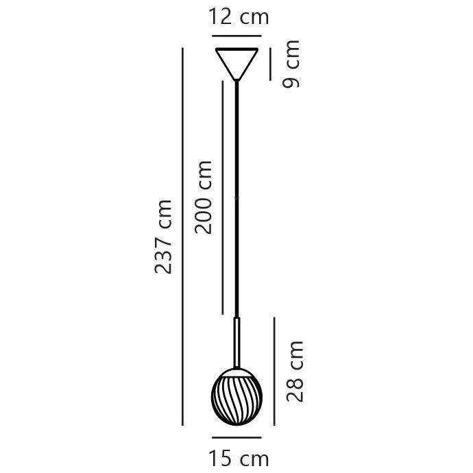 Suspension CHISELL