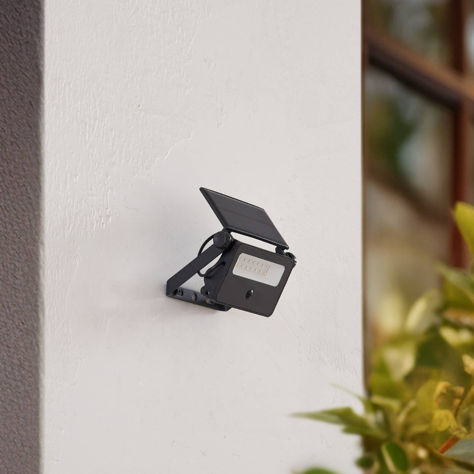 Lampe solaire extérieure en métal moderneLED