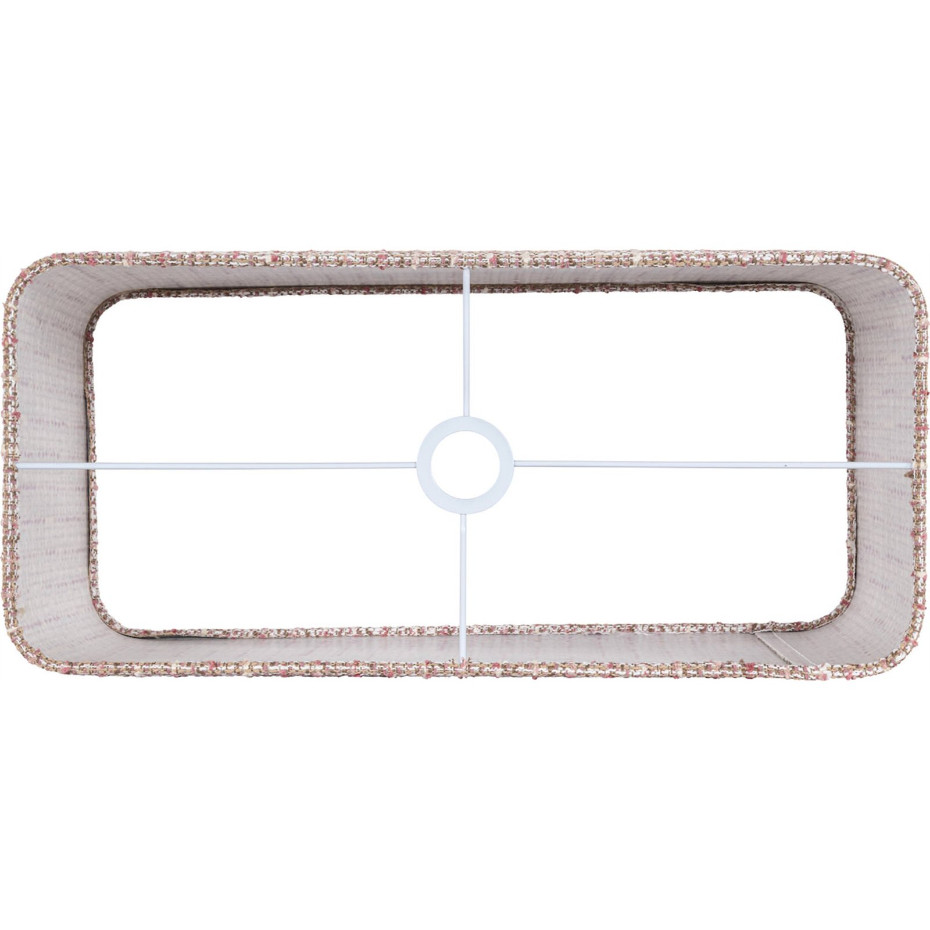 Abat-jour rectangulaire en polyester