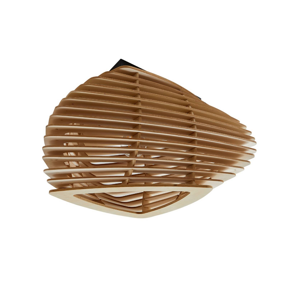 Plafonnier en bois design, Sanza