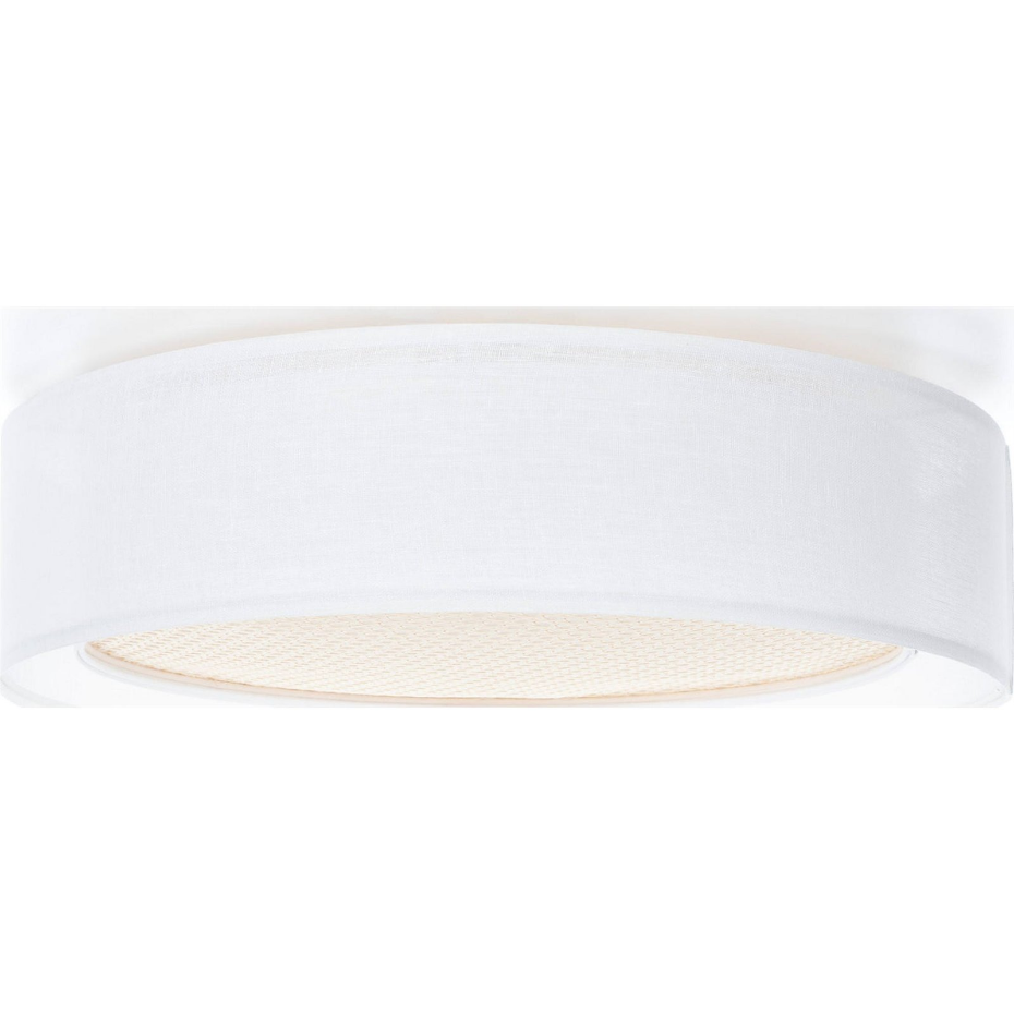 Plafonnier rond en tissu double couche Puro