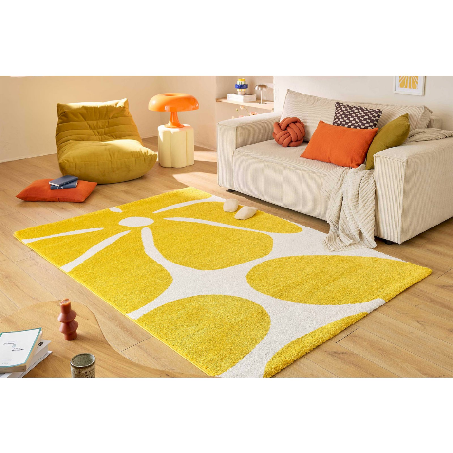 Tapis rectangulaire en polypropylène GROOVY