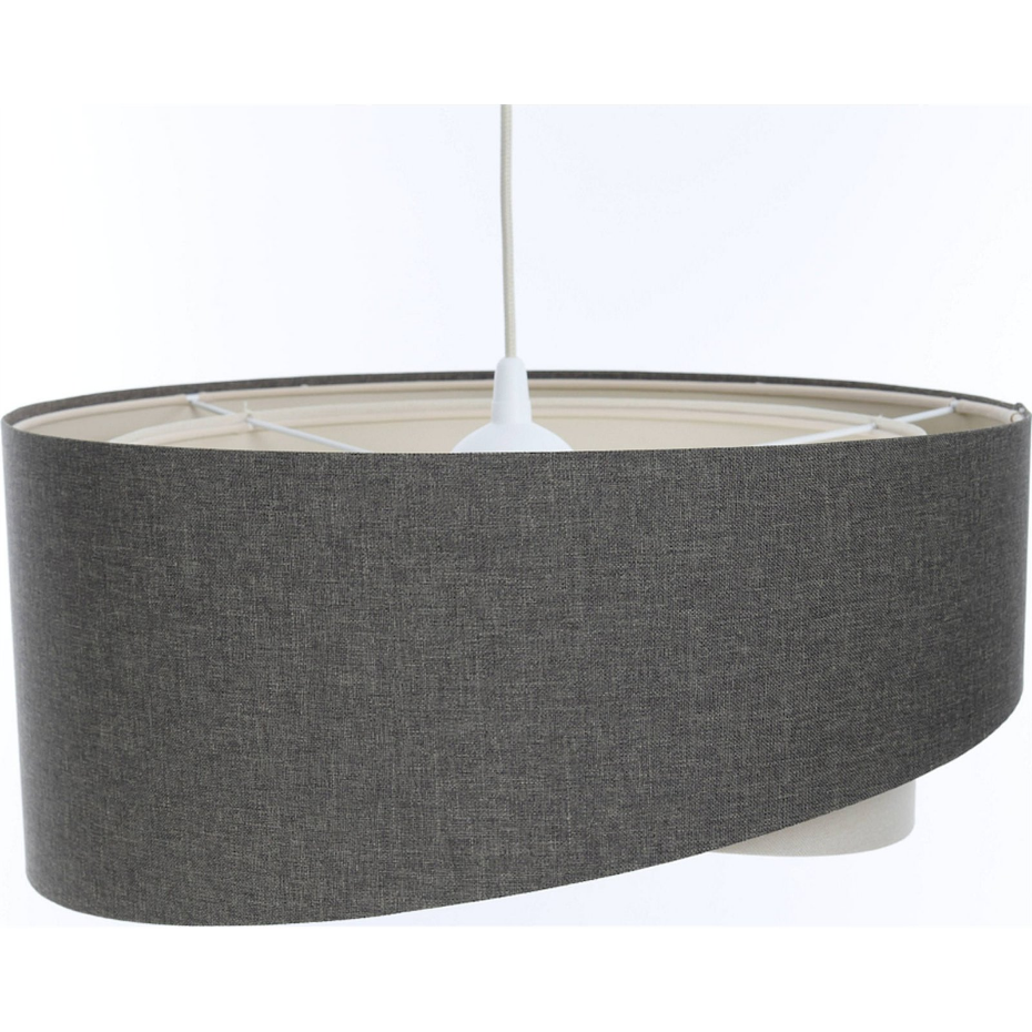 Suspension en lin rond Boho