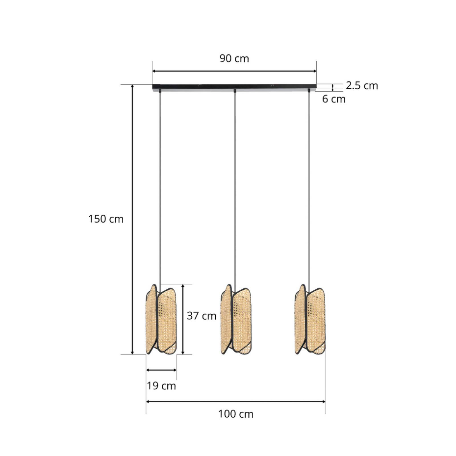 Suspension en bois design, Bassiola