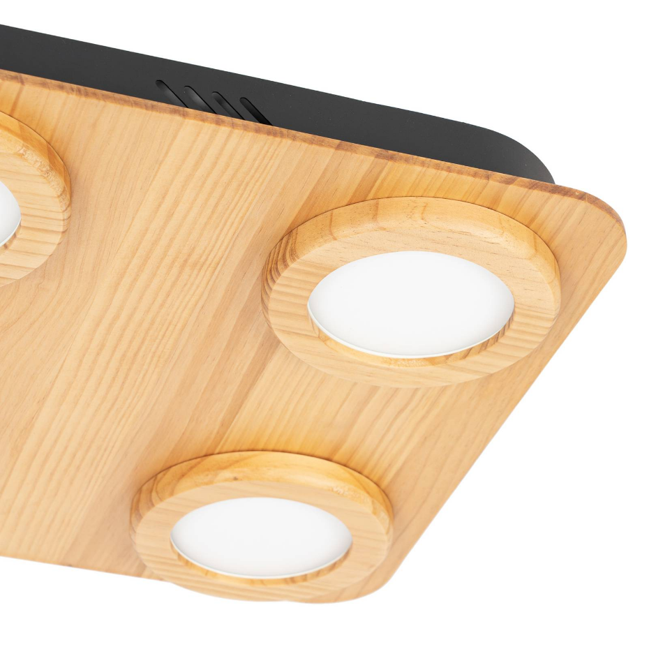 Plafonnier en bois traditionnelleLED, Joren