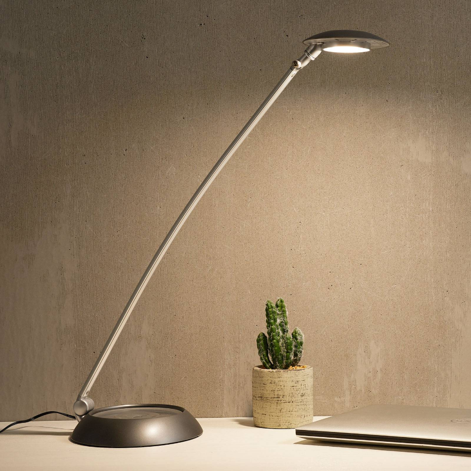 Lampe de bureau en aluminium et acier, FOREVER