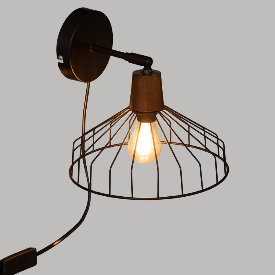 Applique Métal Café Noir D23