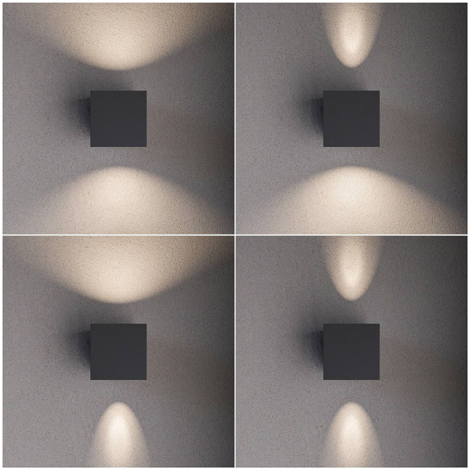 Applique extérieure en aluminium moderneLED