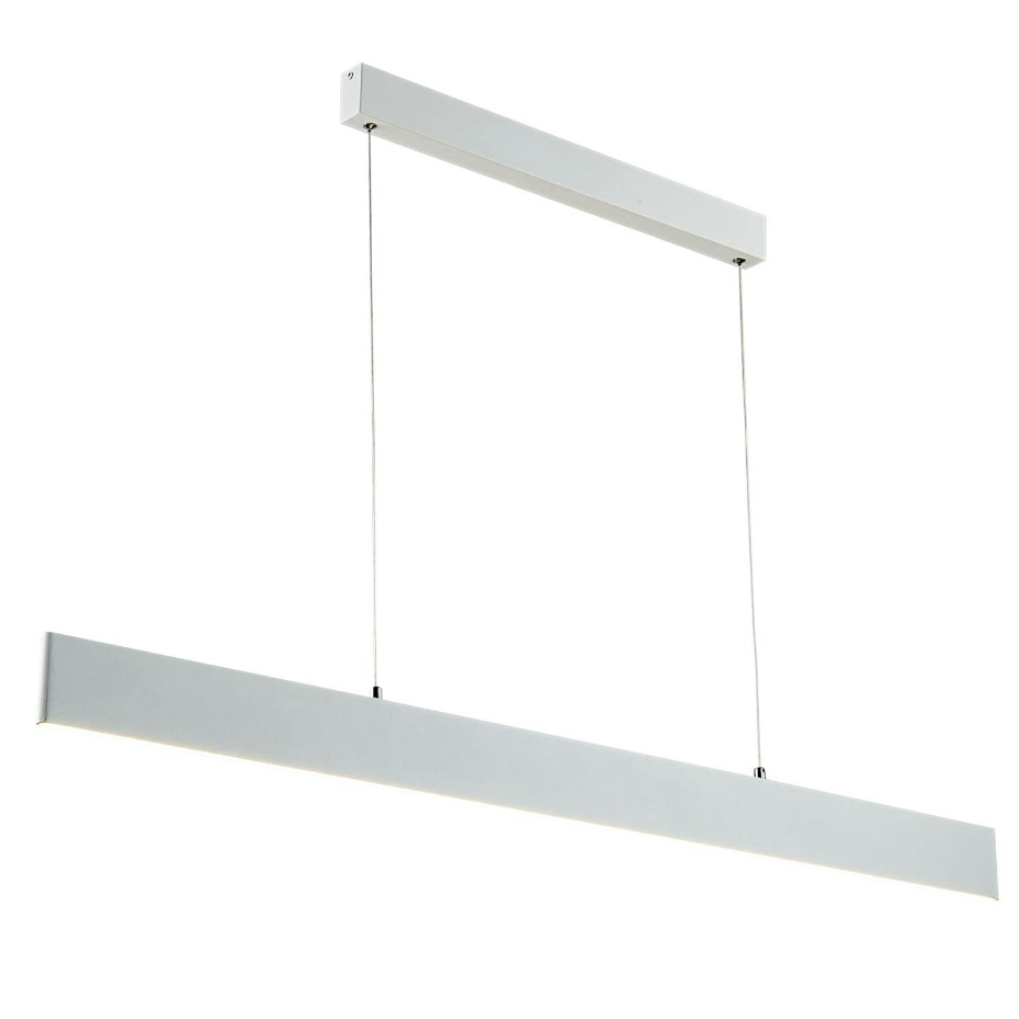 Suspension design futuriste en métal blanc MODENE