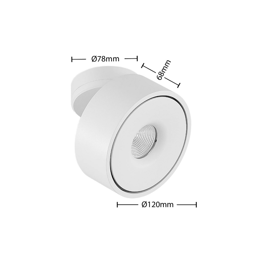 Plafonnier en aluminium moderneLED, Rotari