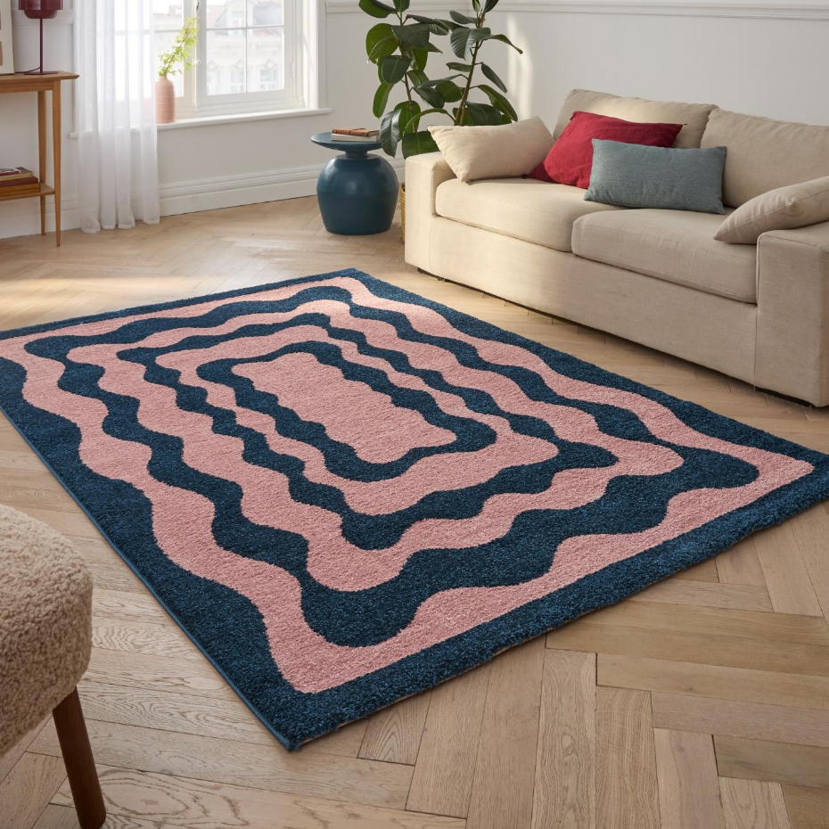 Tapis de salon rétro année 70  GROOVY