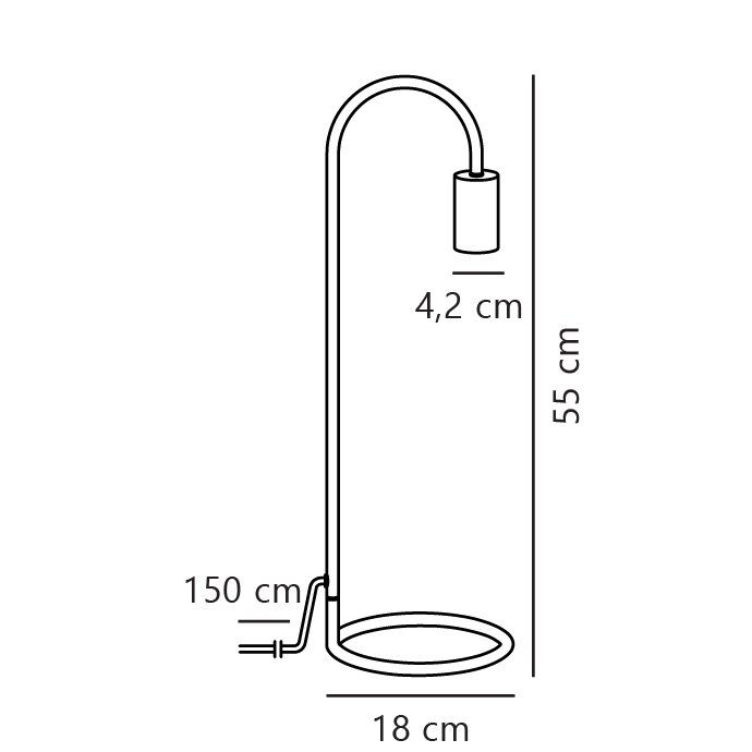 Lampe à poser PACO