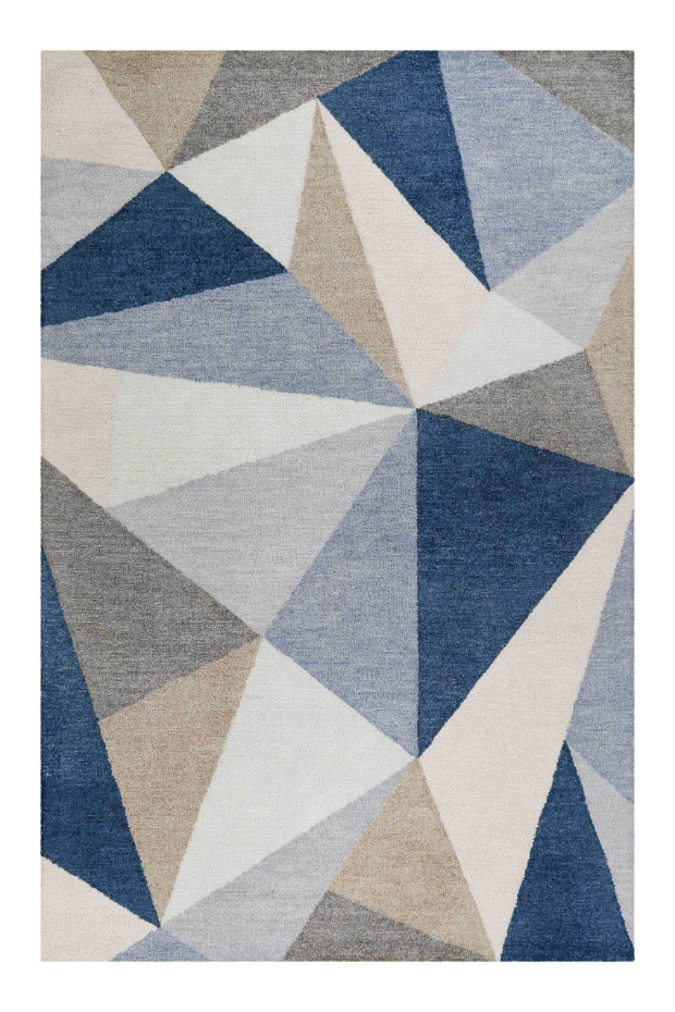Tapis graphique à poil ras salon et chambre ,  Next Time 2.0