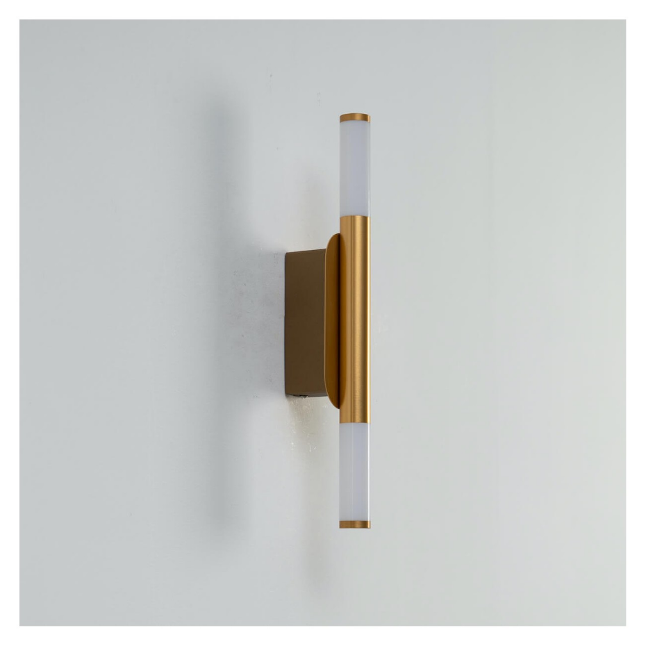 Applique dorée LED verticale - BARLETTA